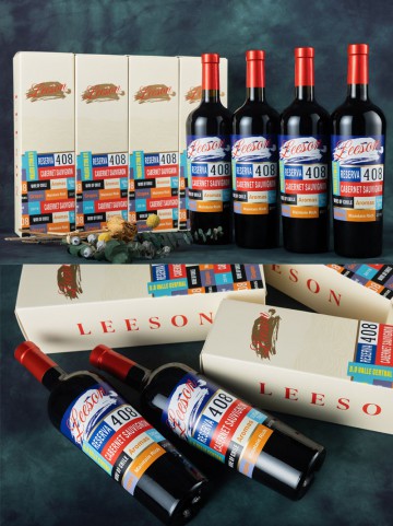 雷盛408智利干红（一箱四瓶）