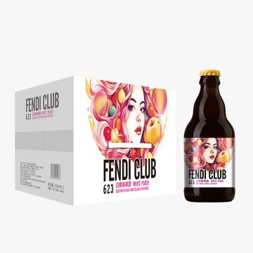 FENDI CLUB·623白桃乌龙味精酿啤酒（一箱12瓶）