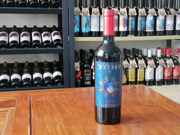 雷盛红酒655智利美乐干红葡萄酒